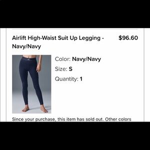 Alo leggings size small